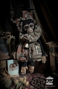 13.7" Old Circus Monkey