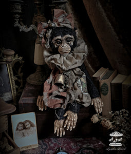 13.7" Old Circus Monkey