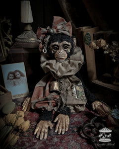 13.7" Old Circus Monkey