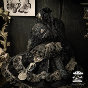 9.5" Mourning Raven