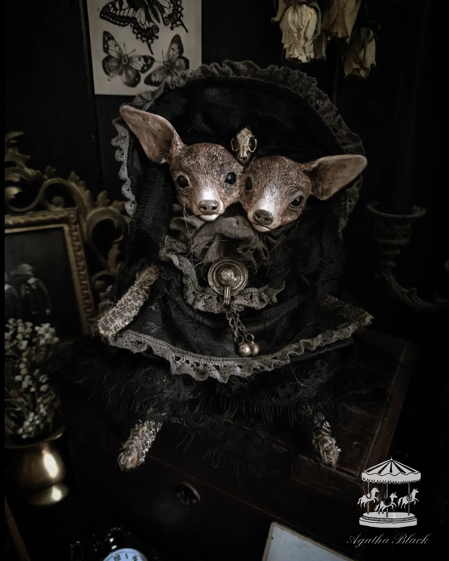 11.6" Mourning Siam Deer