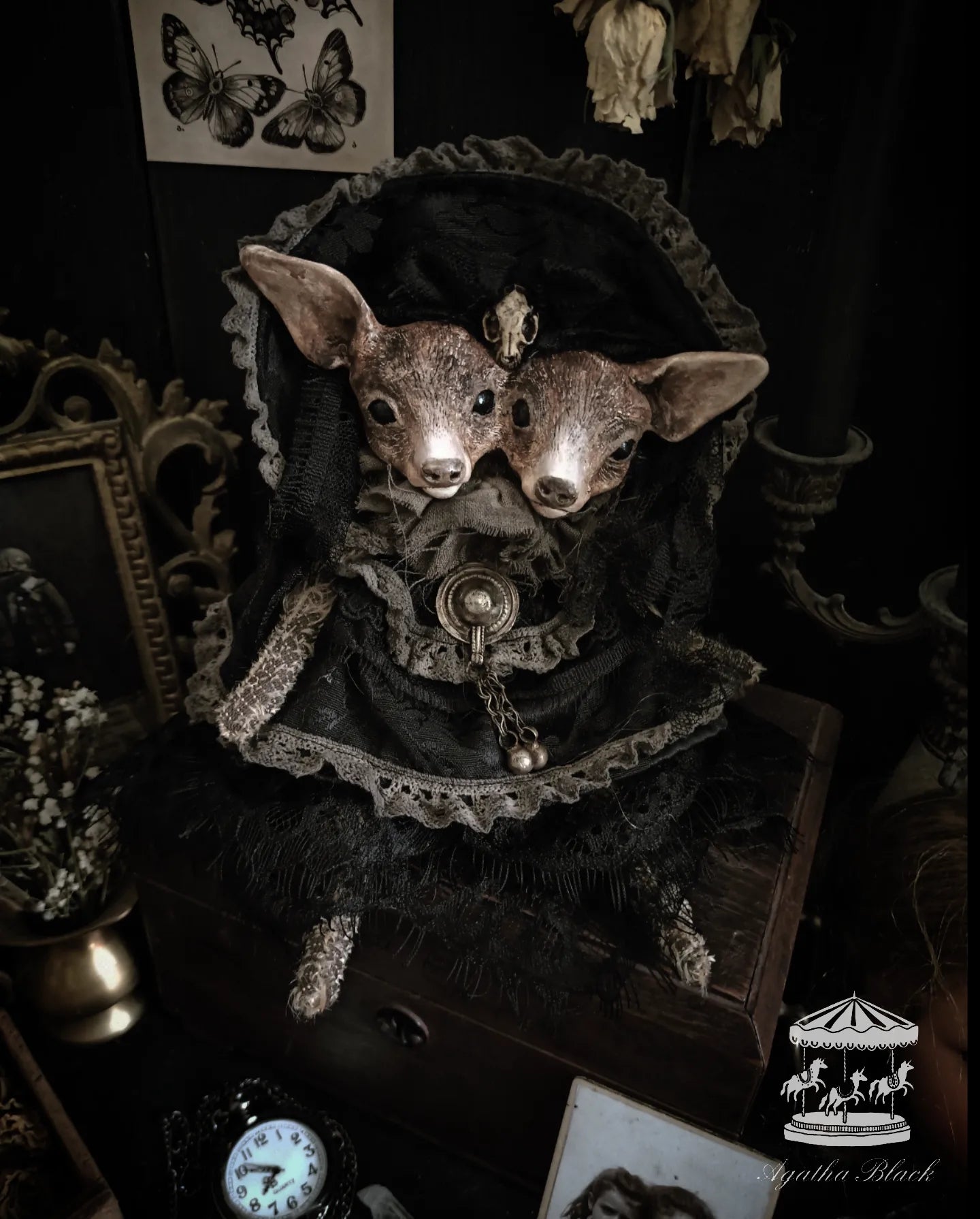 11.6" Mourning Siam Deer