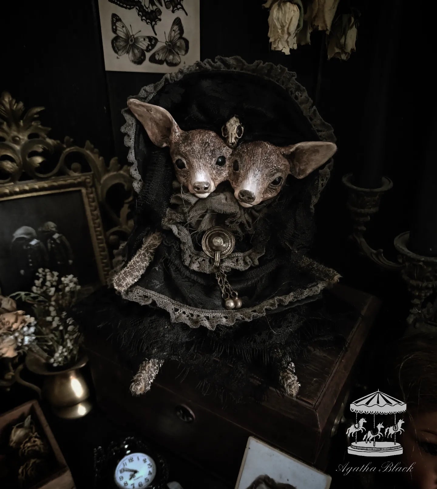11.6" Mourning Siam Deer