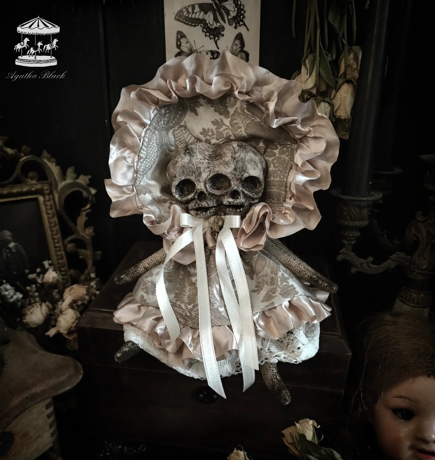 11.4" Siam Twin Skeleton