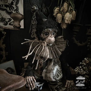 13" Old Circus Monkey