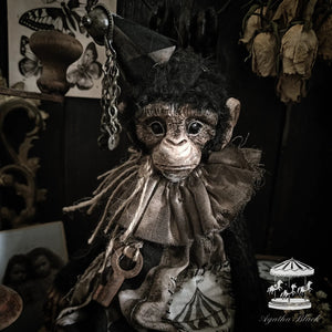 13" Old Circus Monkey
