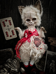 11" Skull Cat