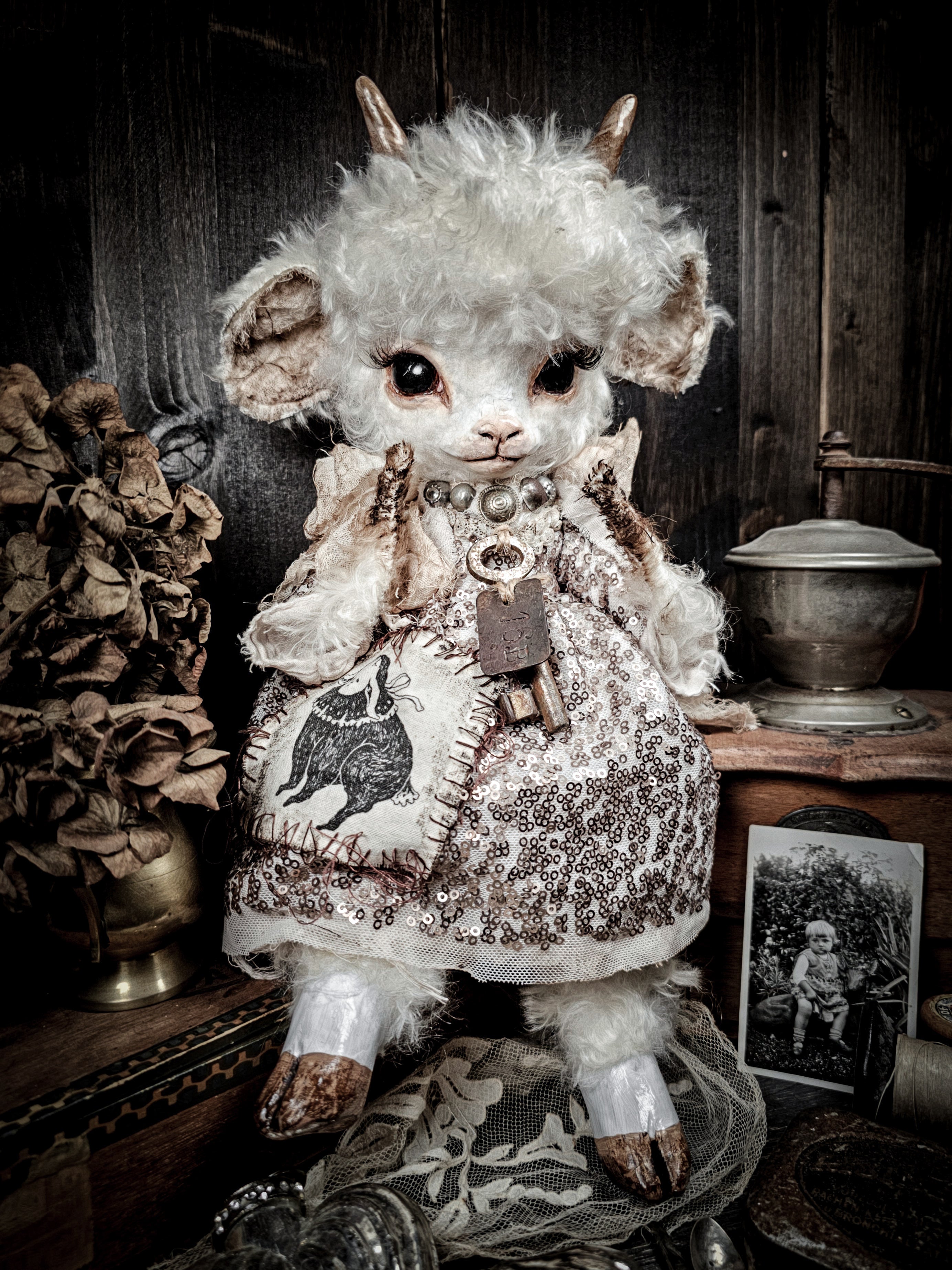 14.5" Puffy Lamb