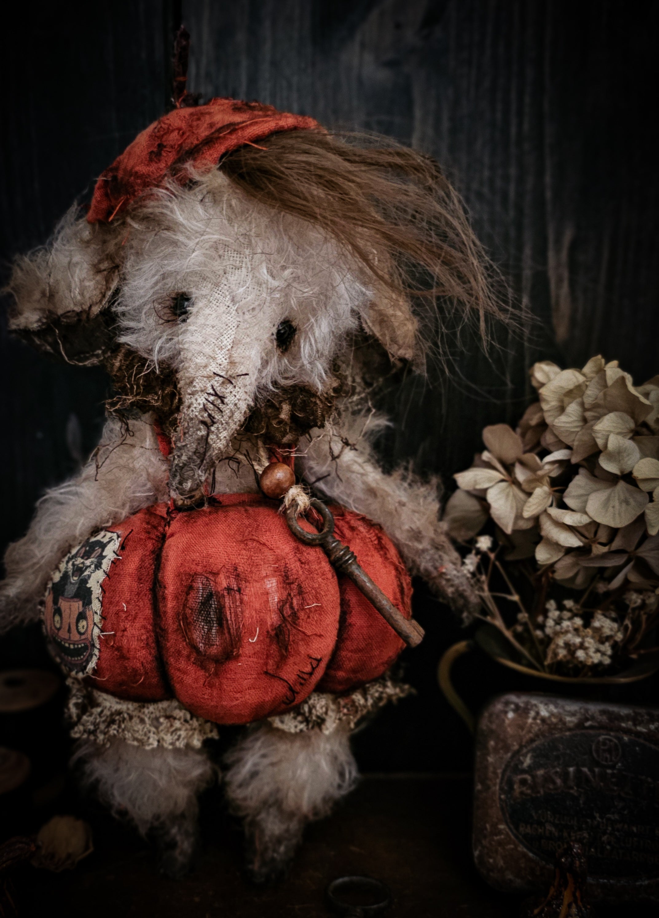 10.6" Pumpkin Elephant