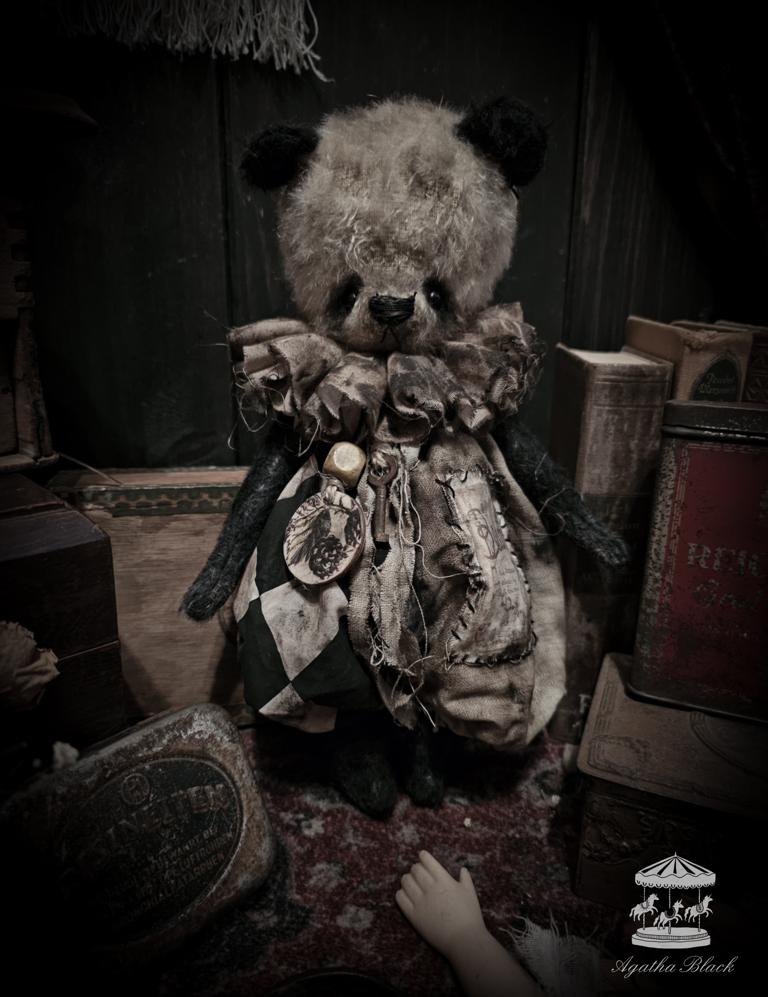 11" Old Panda Bear