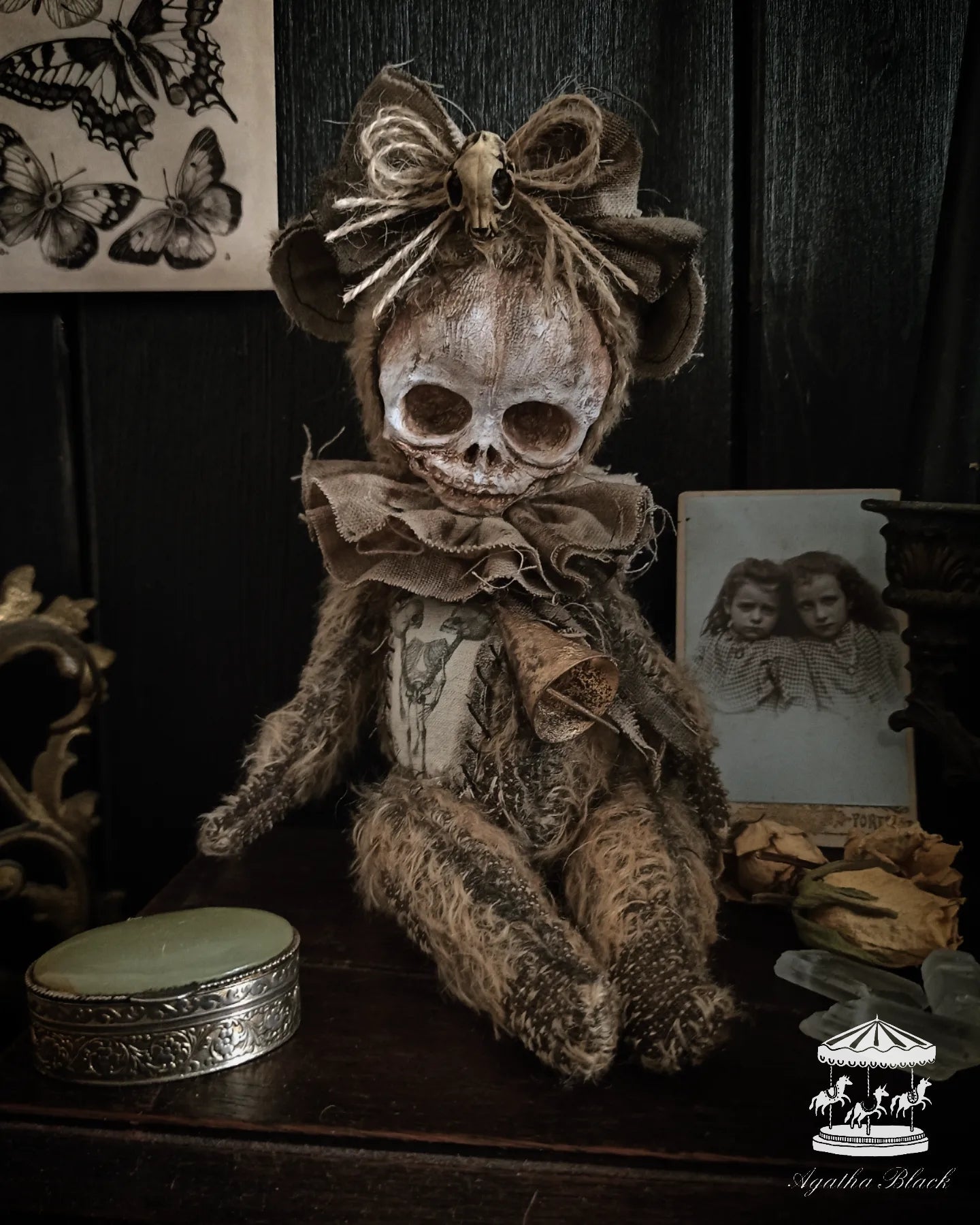 10.2" Skull Teddybear