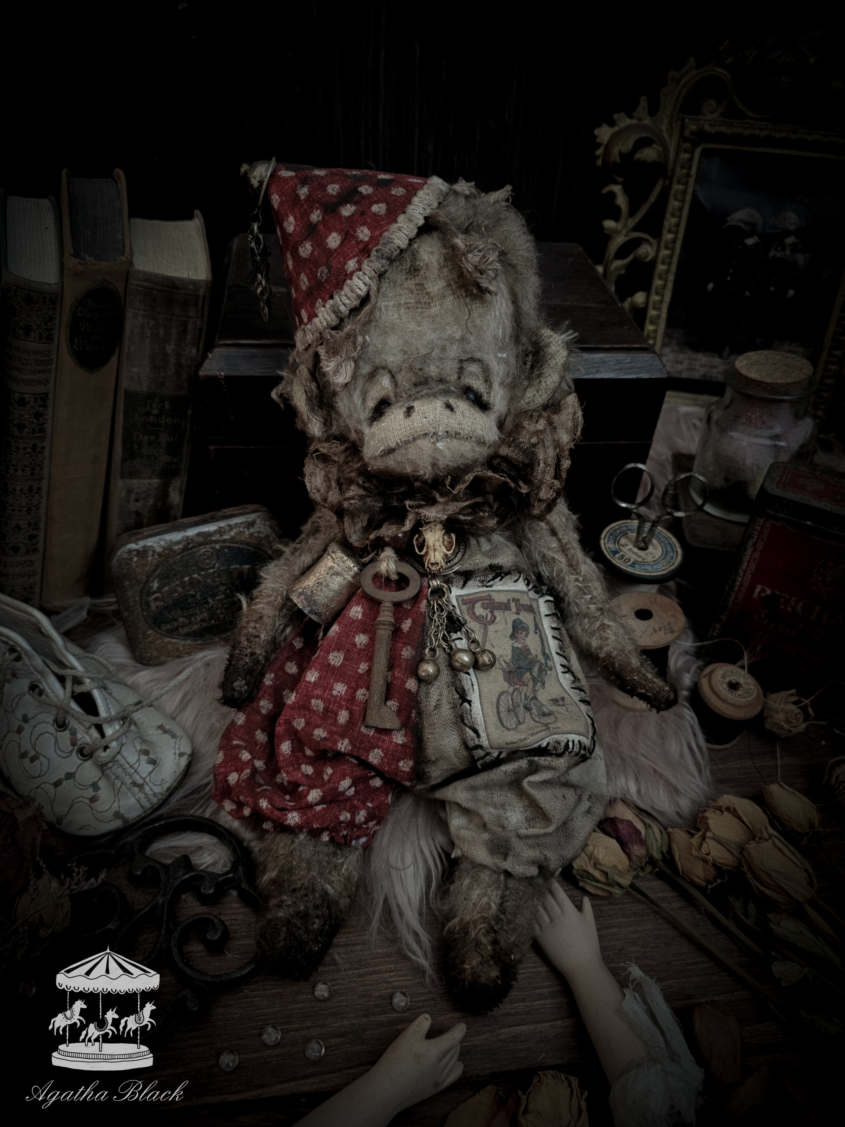 13" Old Circus Monkey