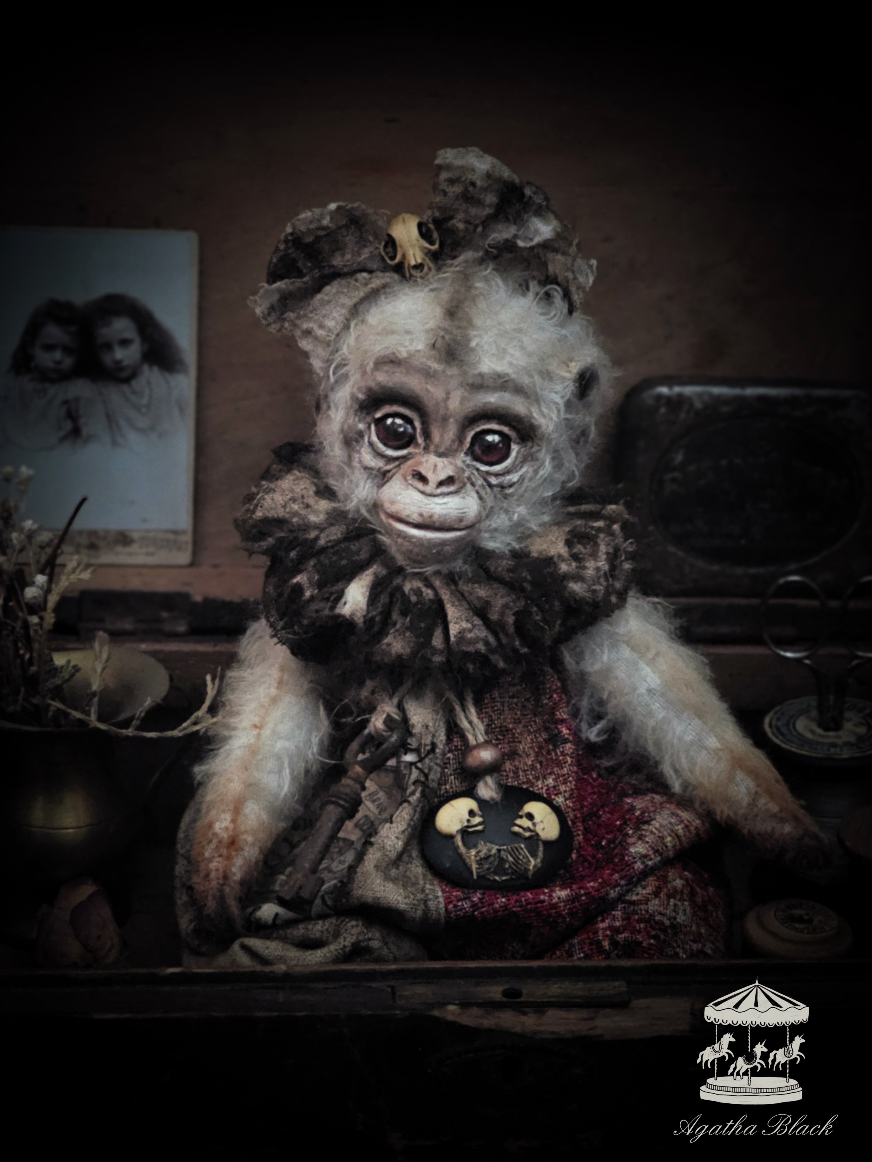 11.8" Albino Monkey
