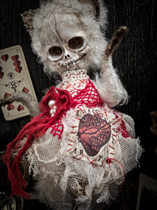 11" Skull Cat