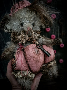 10.6" Pink Pumpkin Elephant