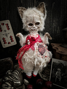 11" Skull Cat
