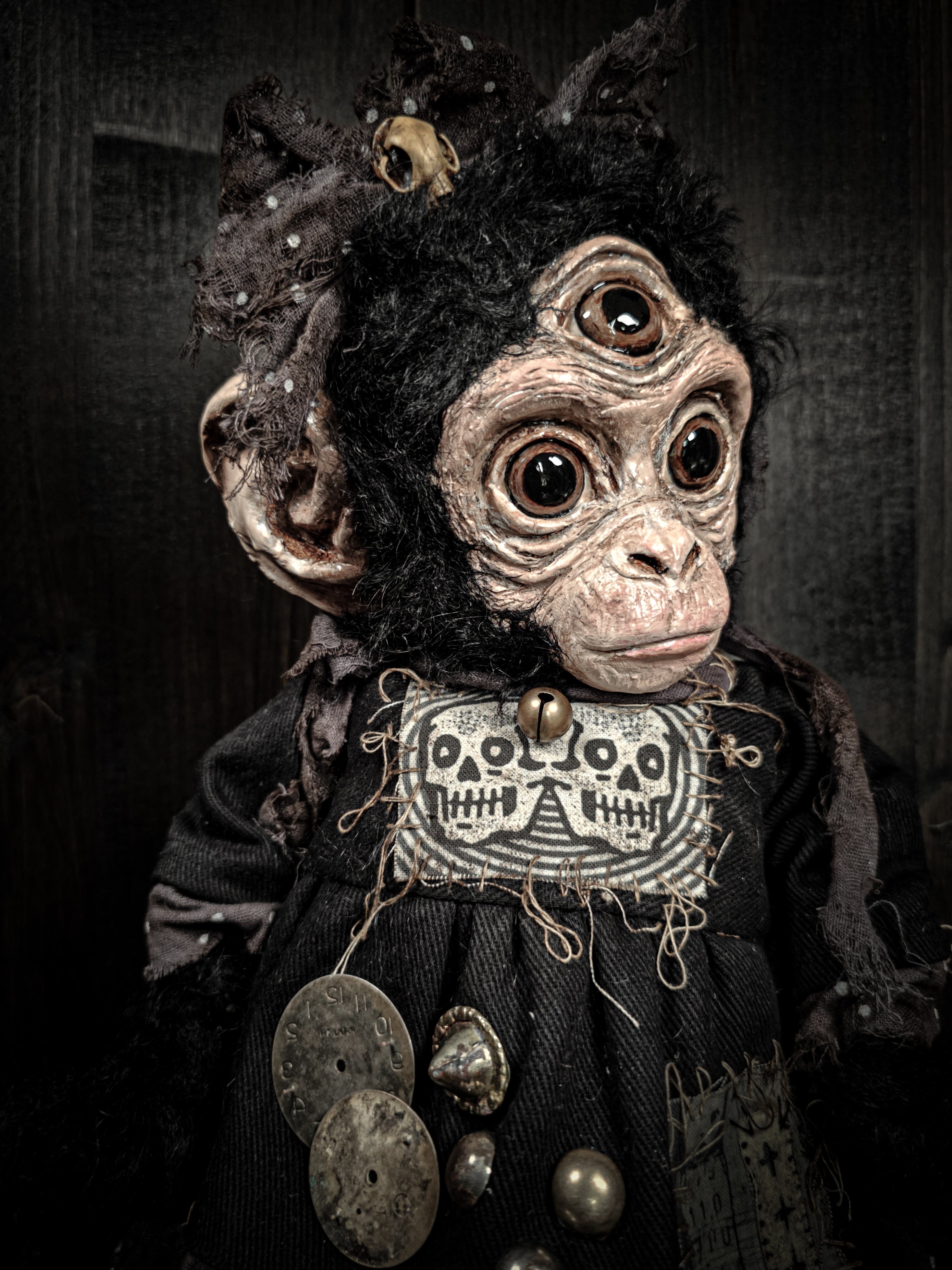 16.5" Monkey with Third Eye