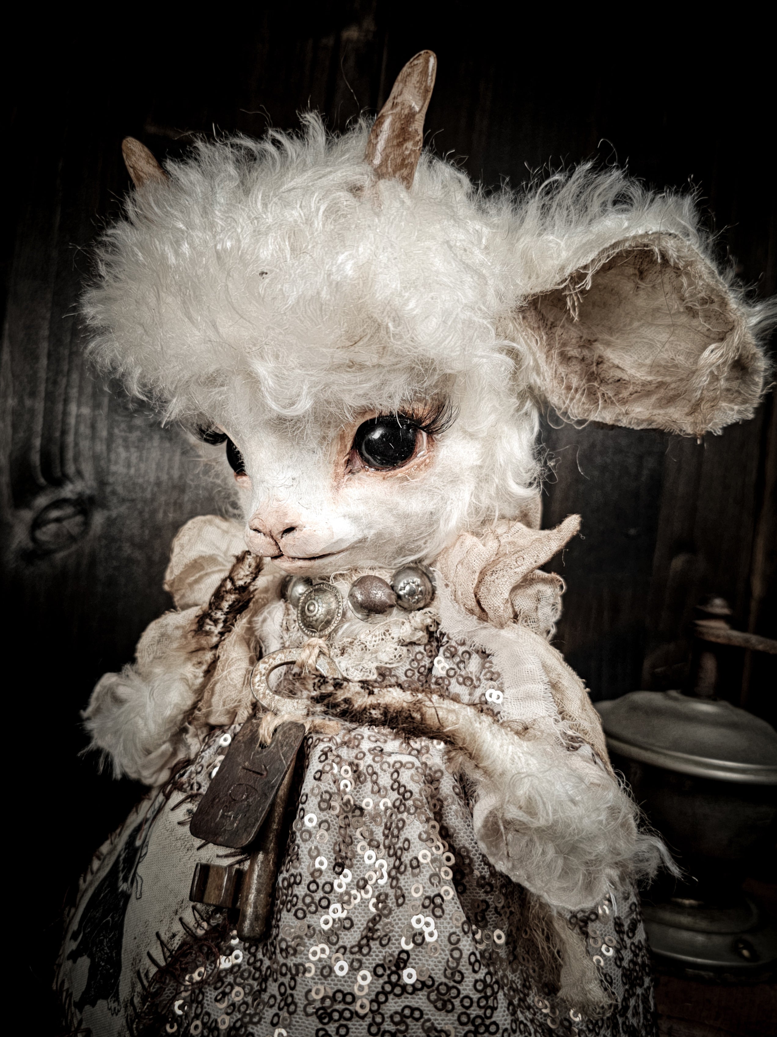 14.5" Puffy Lamb
