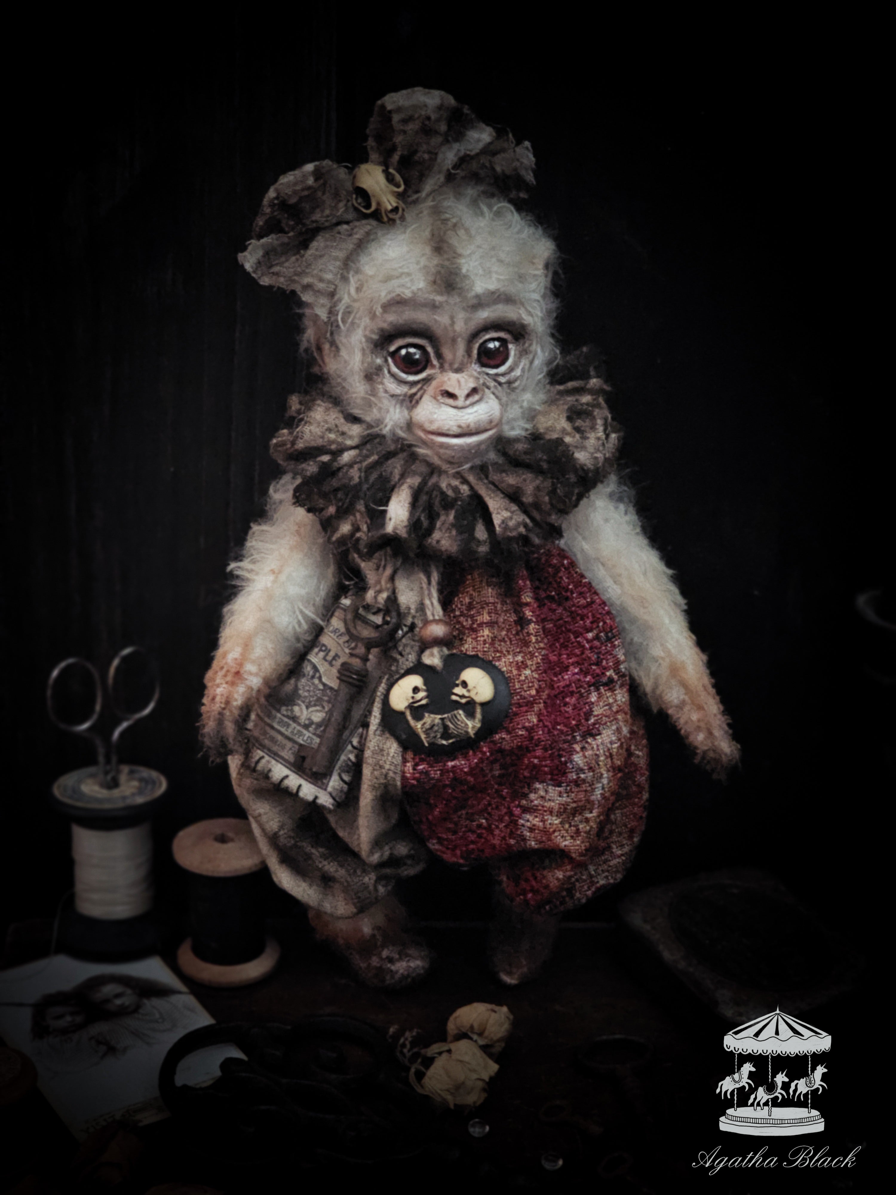 11.8" Albino Monkey
