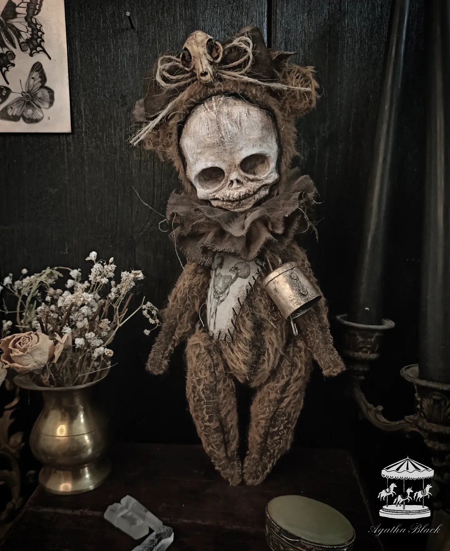 10.2" Skull Teddybear