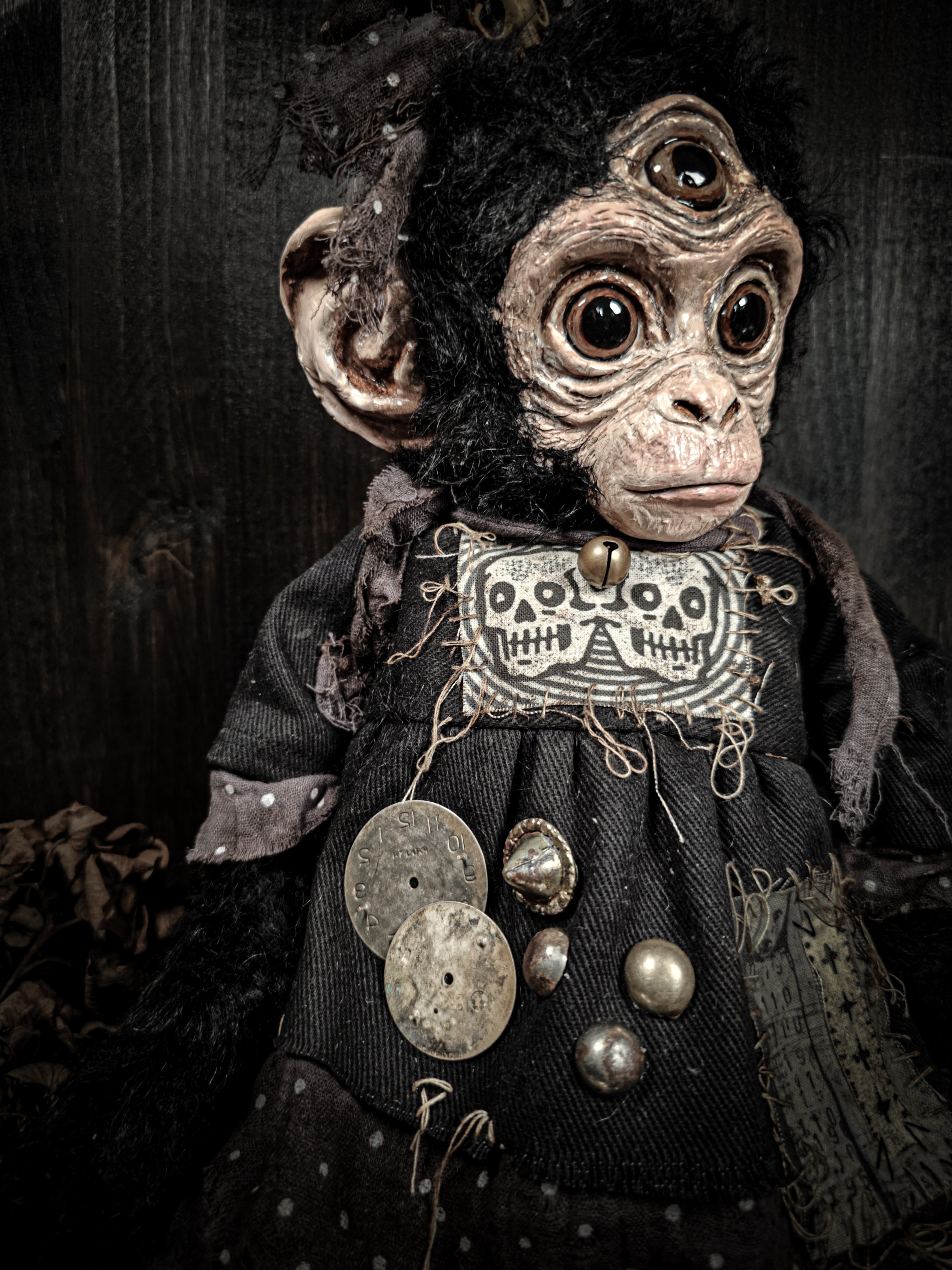 16.5" Monkey with Third Eye