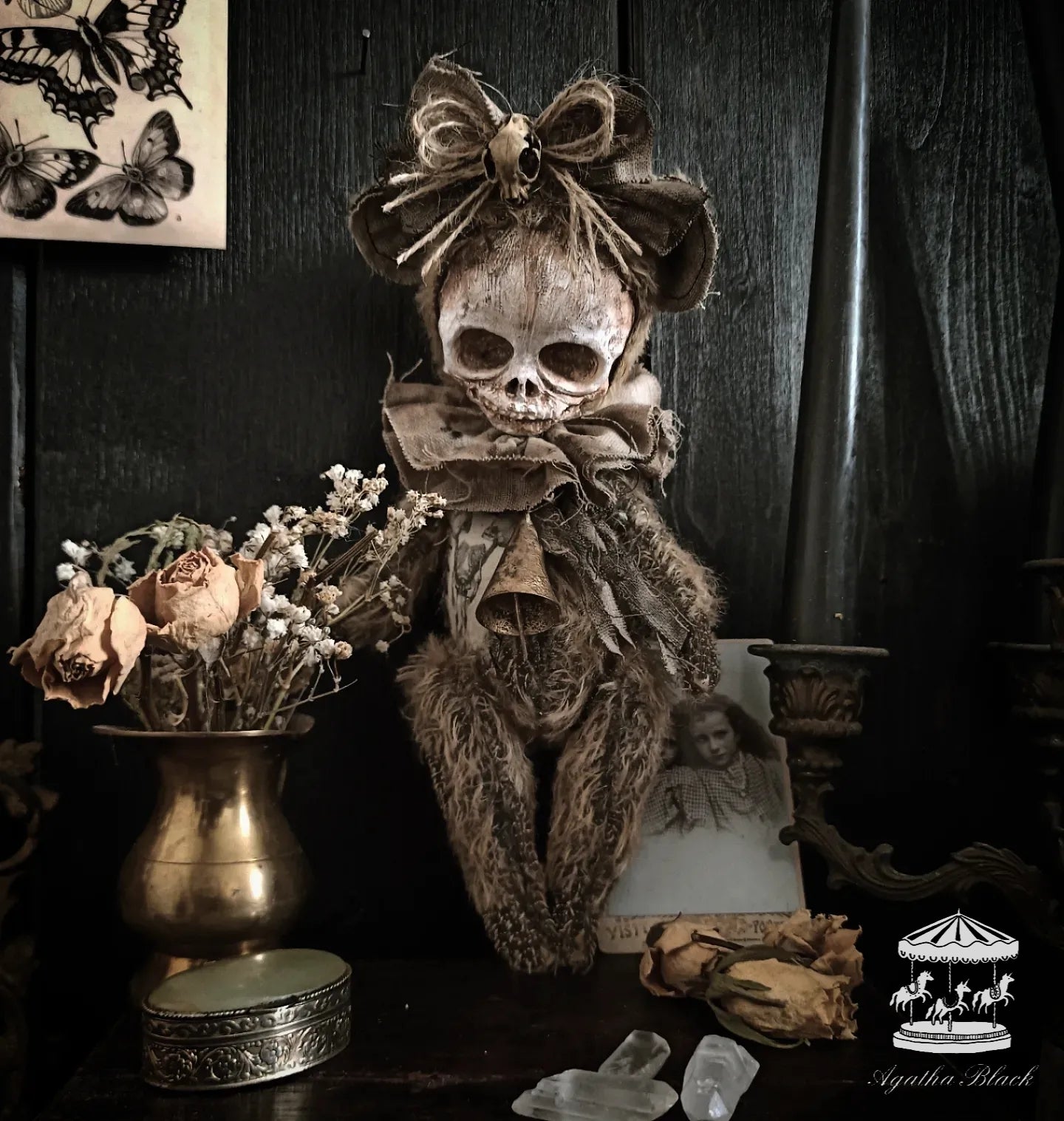 10.2" Skull Teddybear