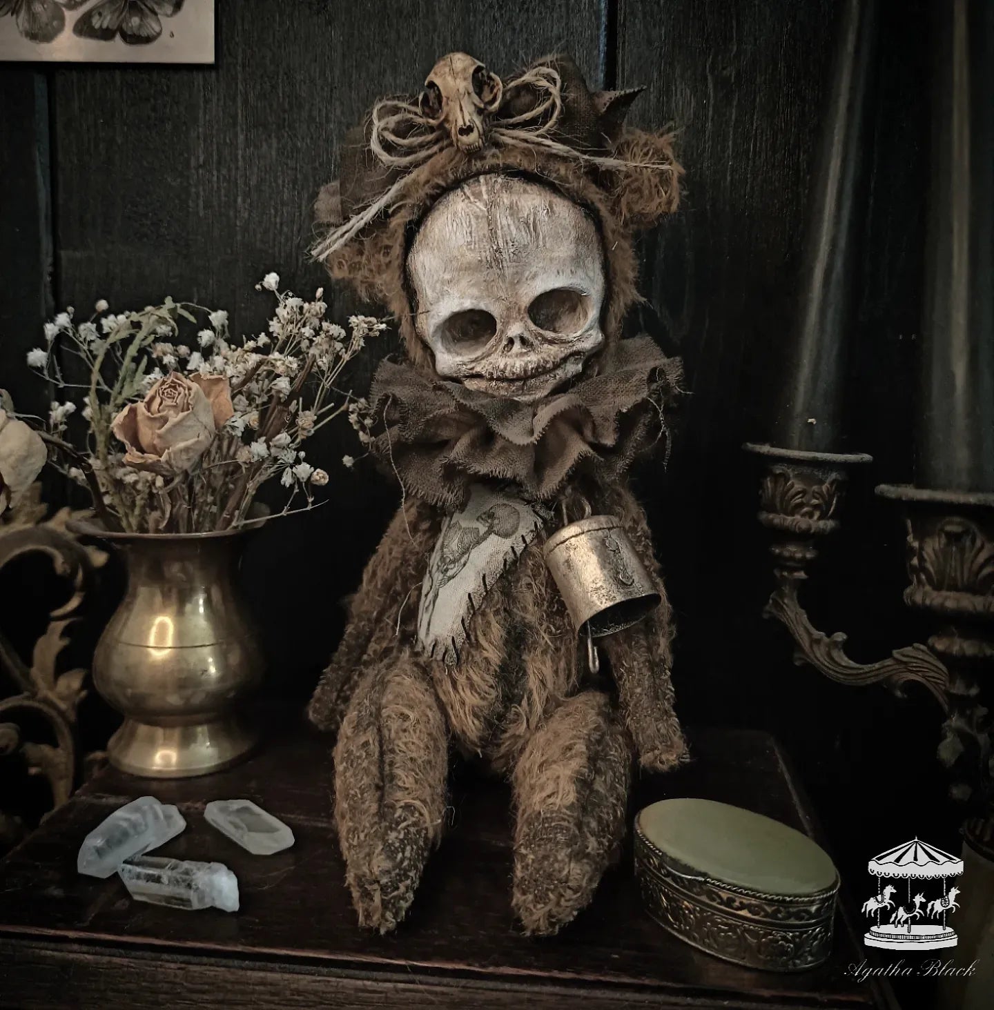 10.2" Skull Teddybear