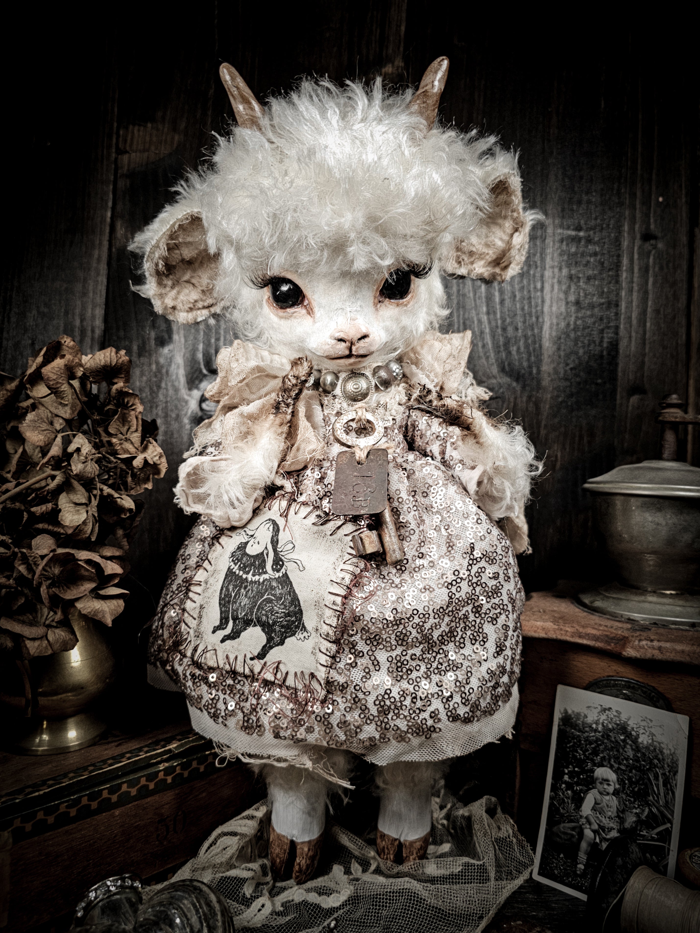 14.5" Puffy Lamb