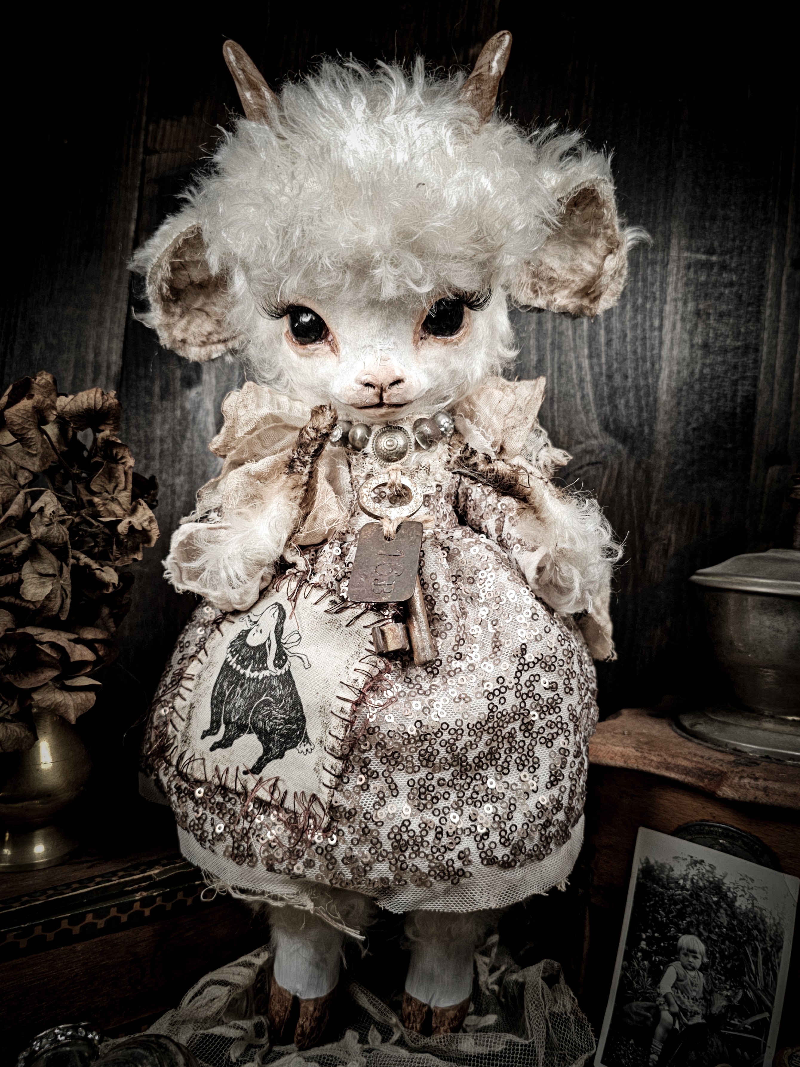 14.5" Puffy Lamb