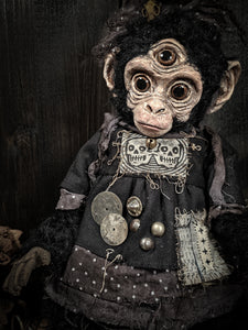 16.5" Monkey with Third Eye