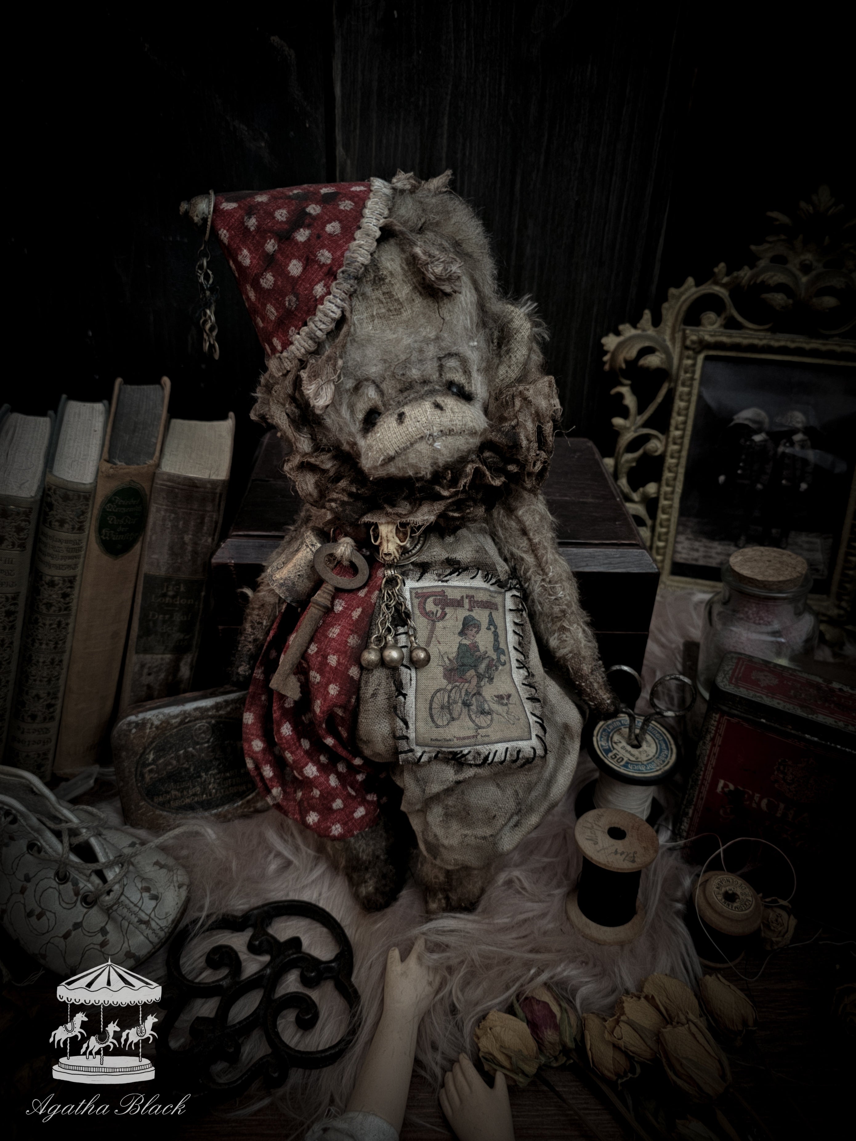 13" Old Circus Monkey