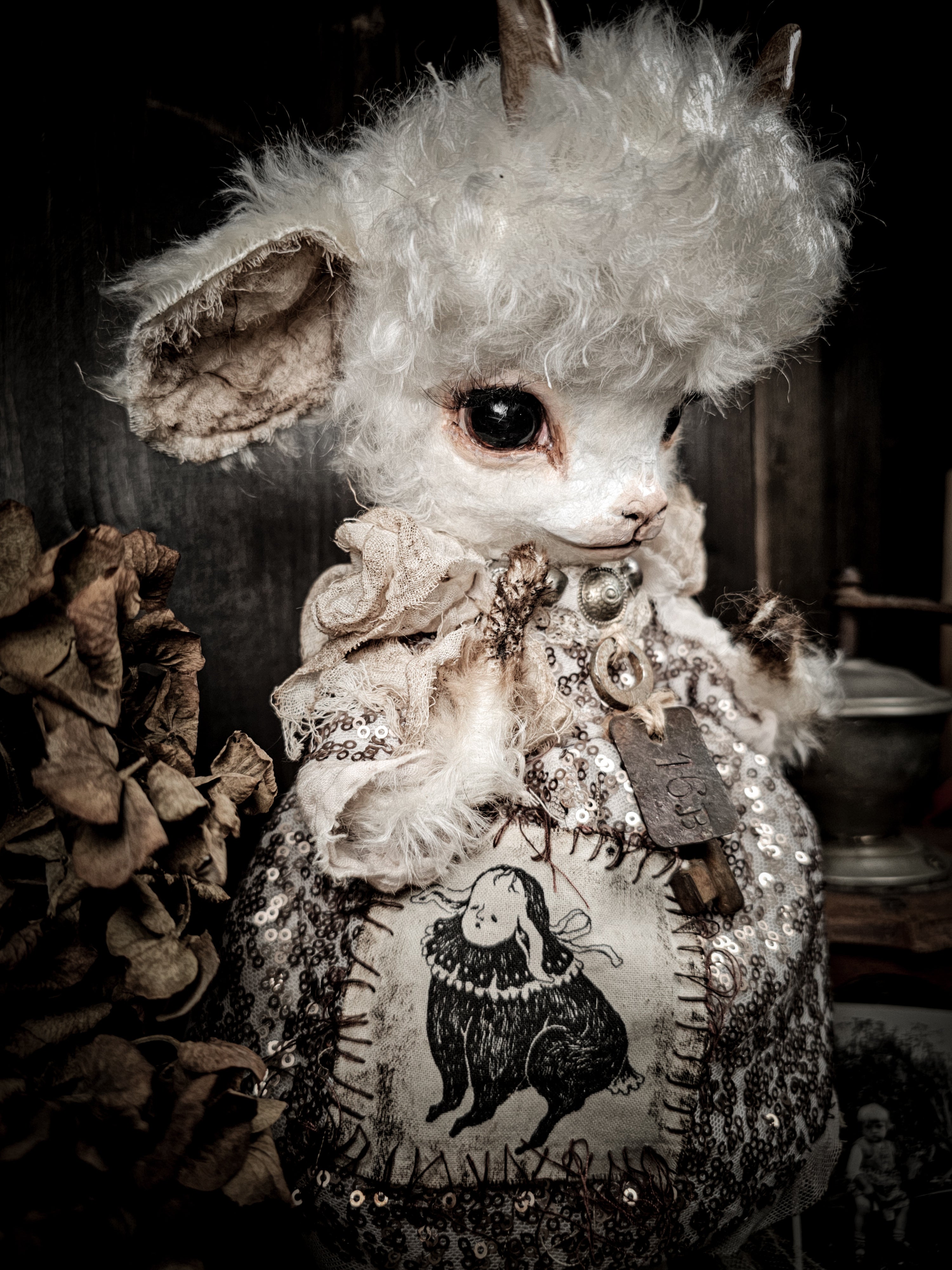 14.5" Puffy Lamb