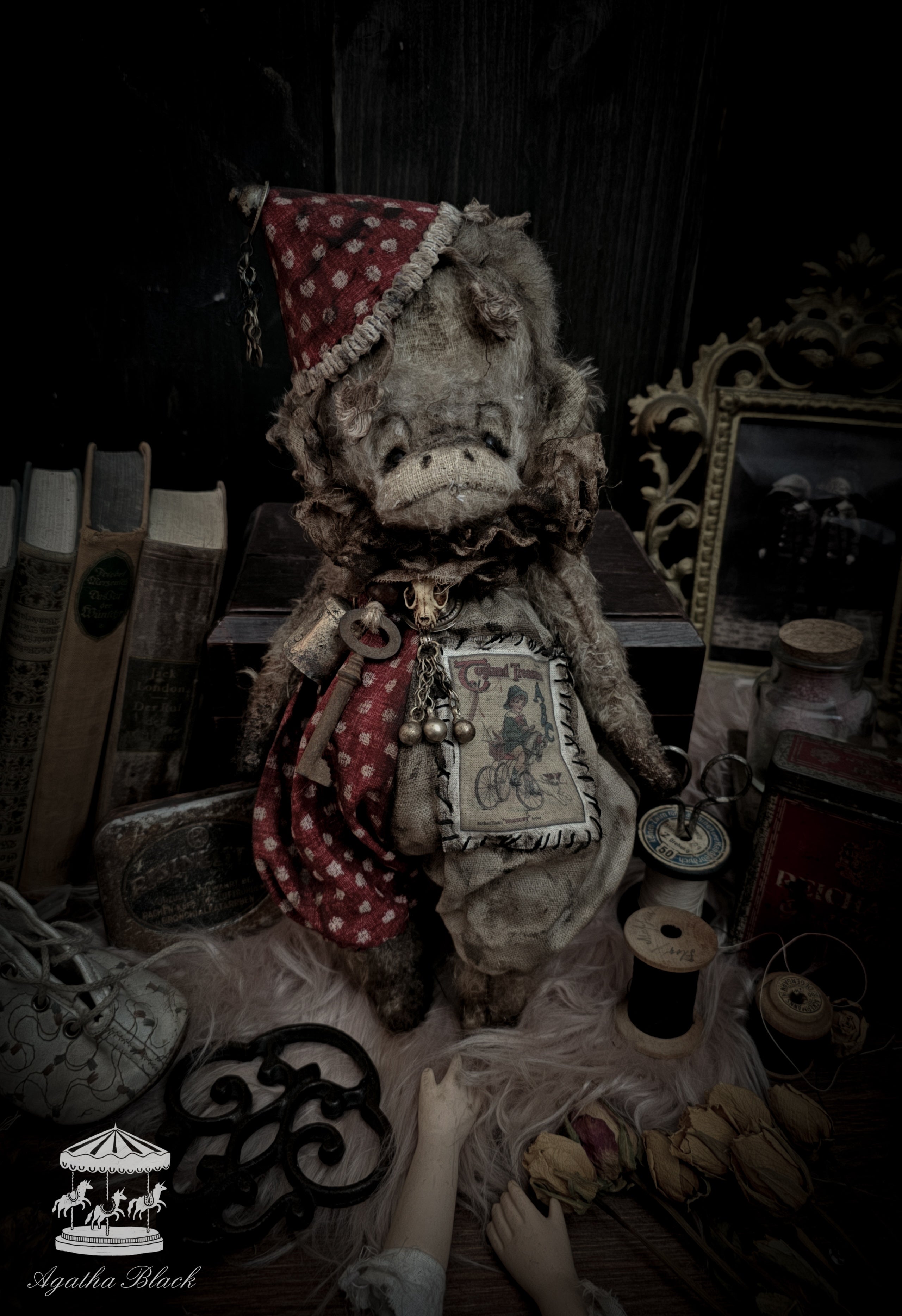 13" Old Circus Monkey