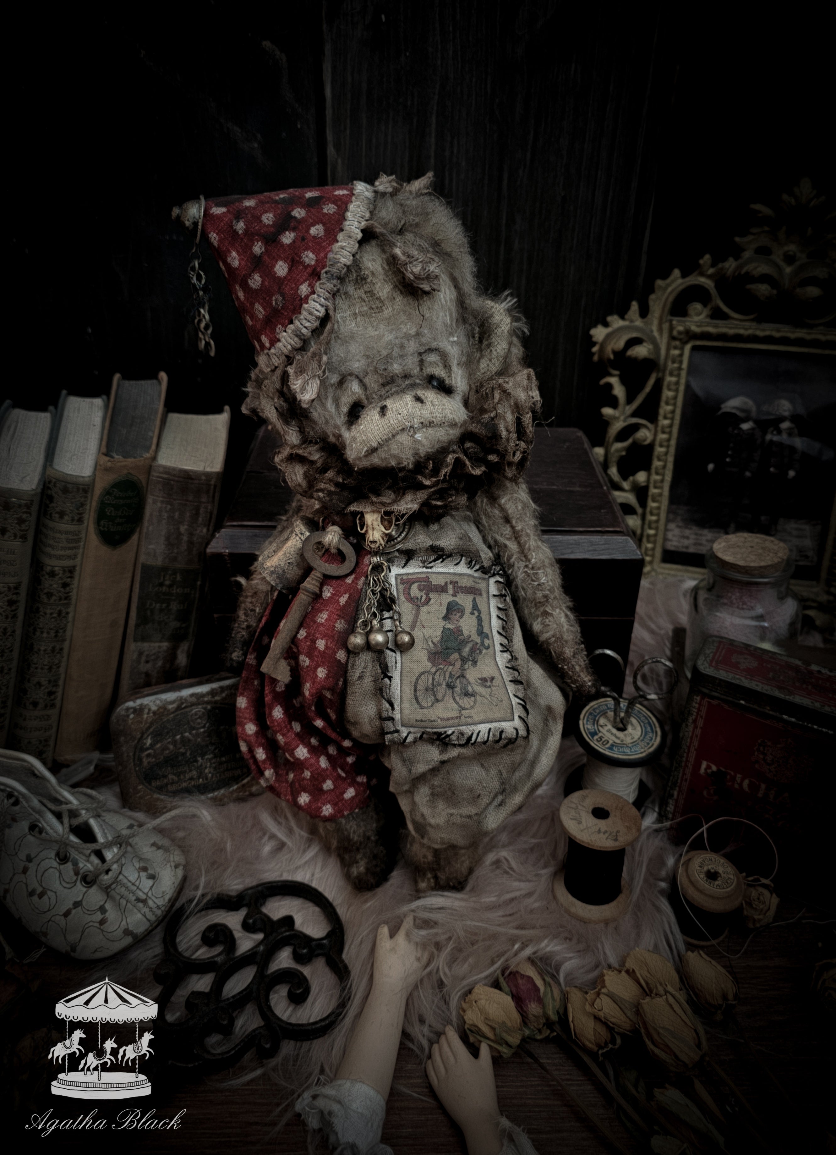 13" Old Circus Monkey