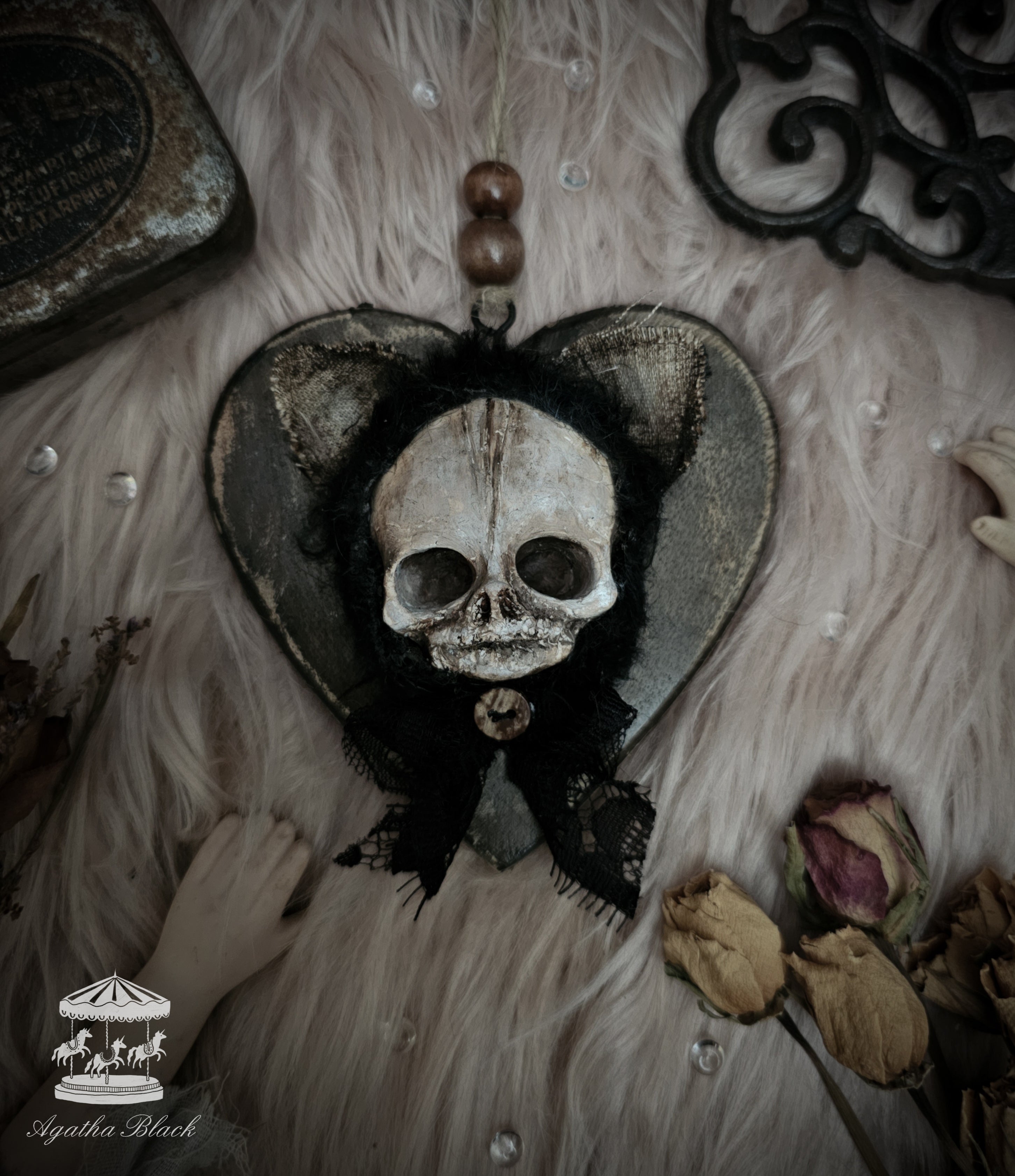 4.3" Skull Pendant