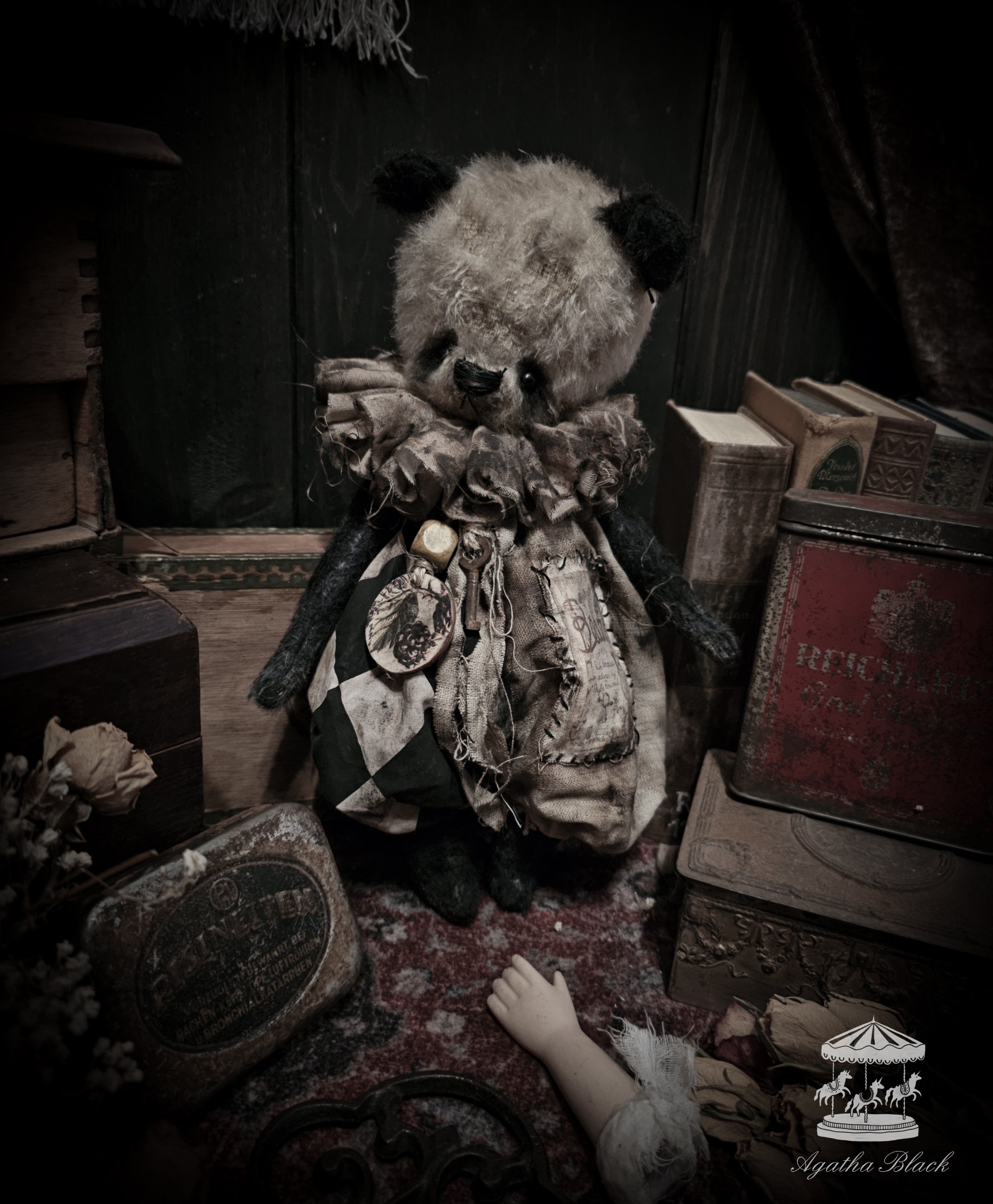 11" Old Panda Bear