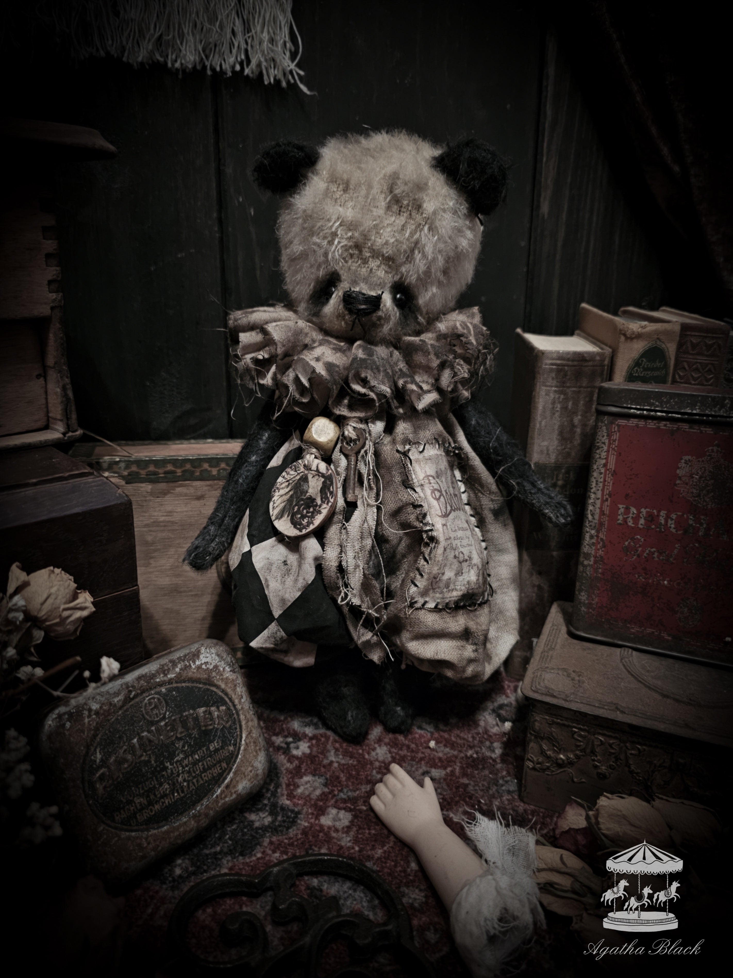 11" Old Panda Bear