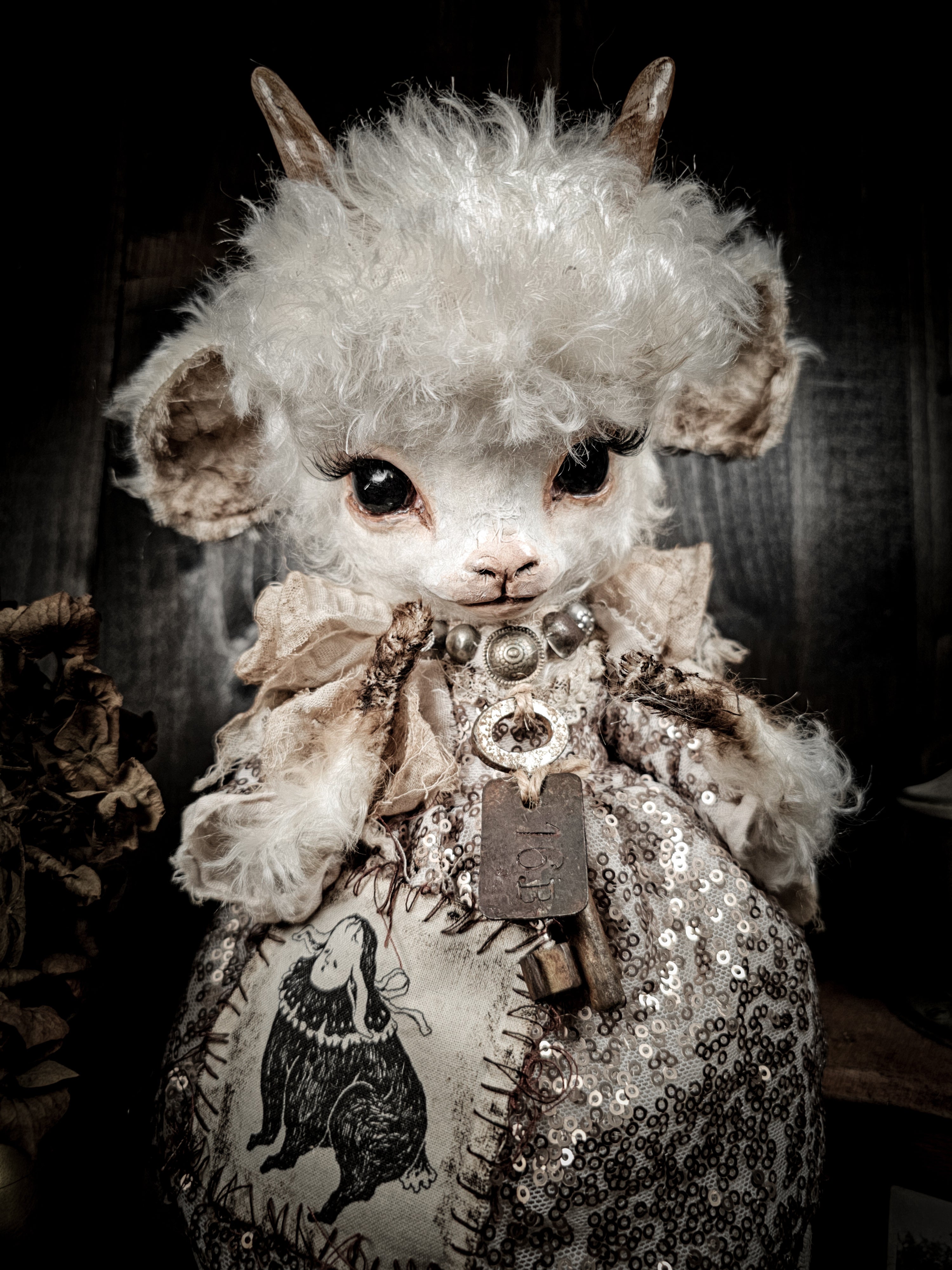 14.5" Puffy Lamb