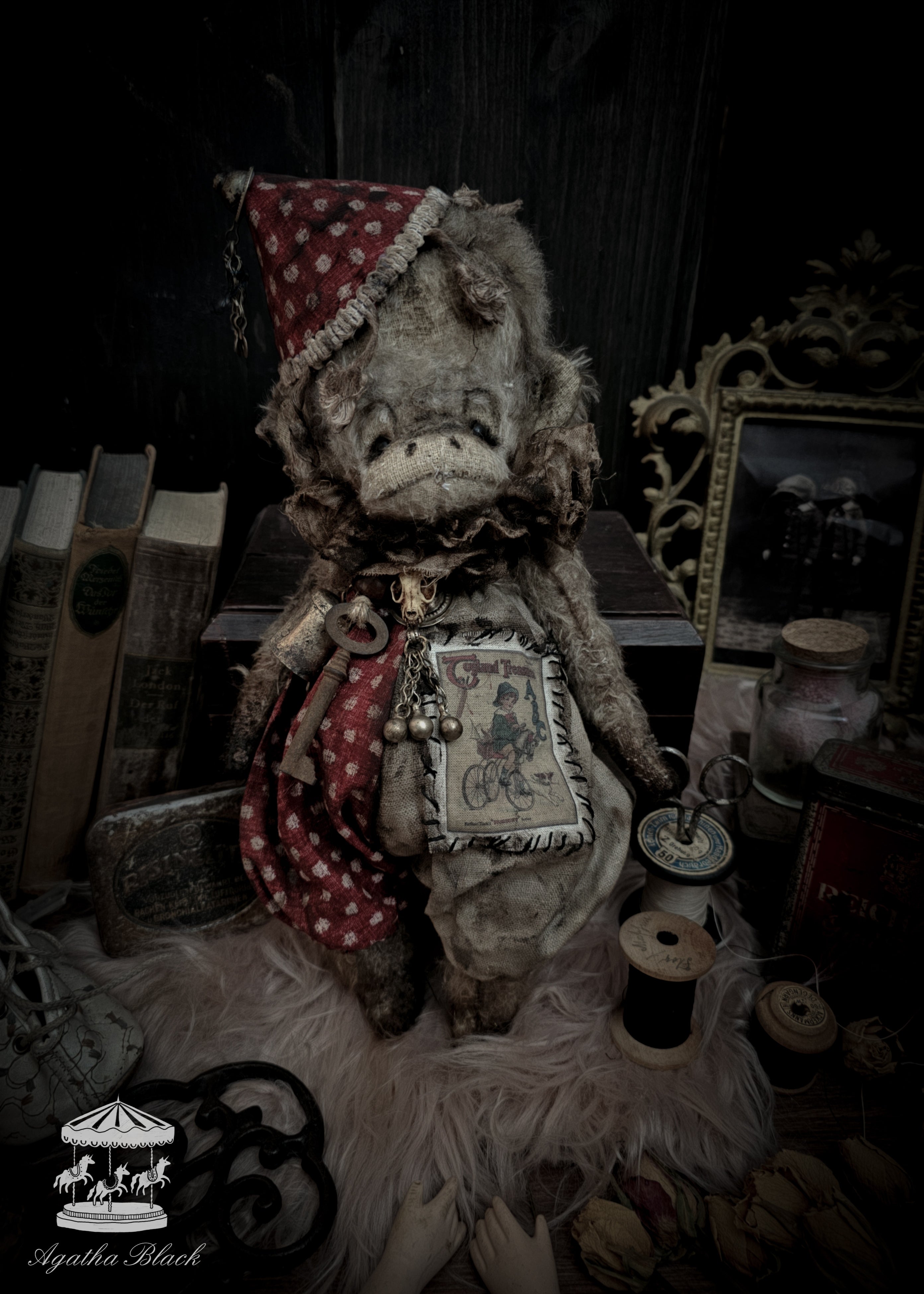 13" Old Circus Monkey