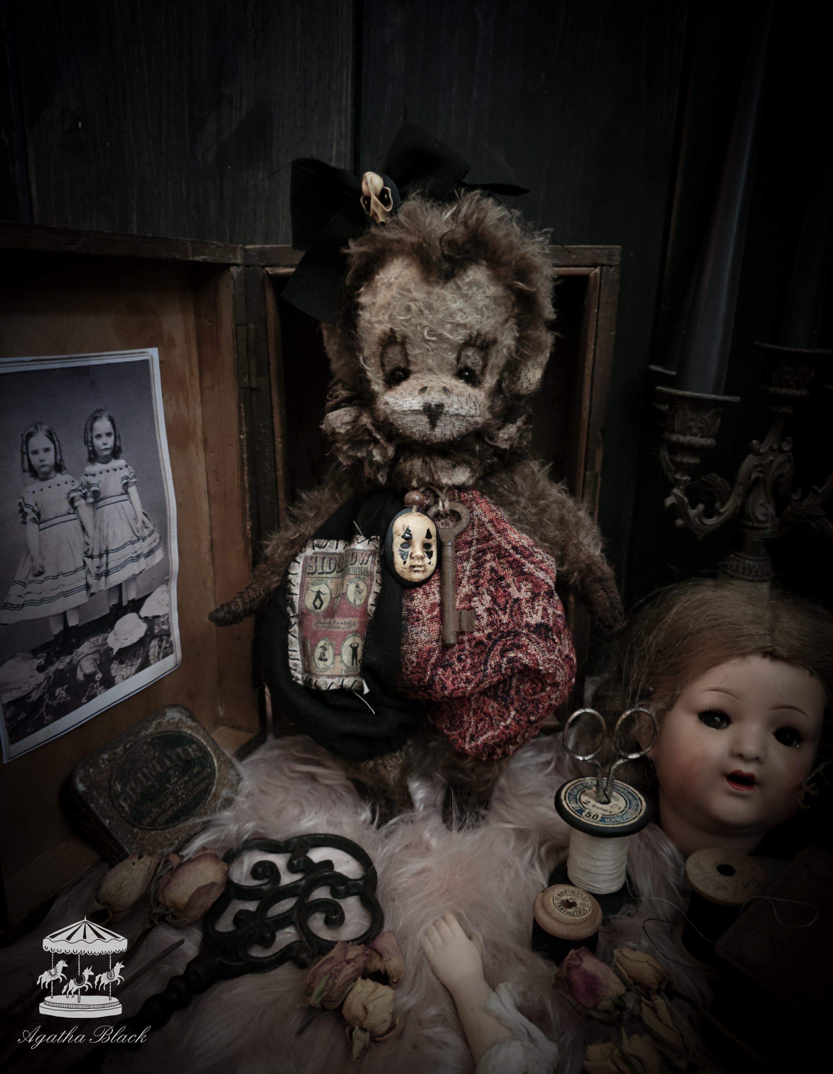 13.7" Clown Monkey