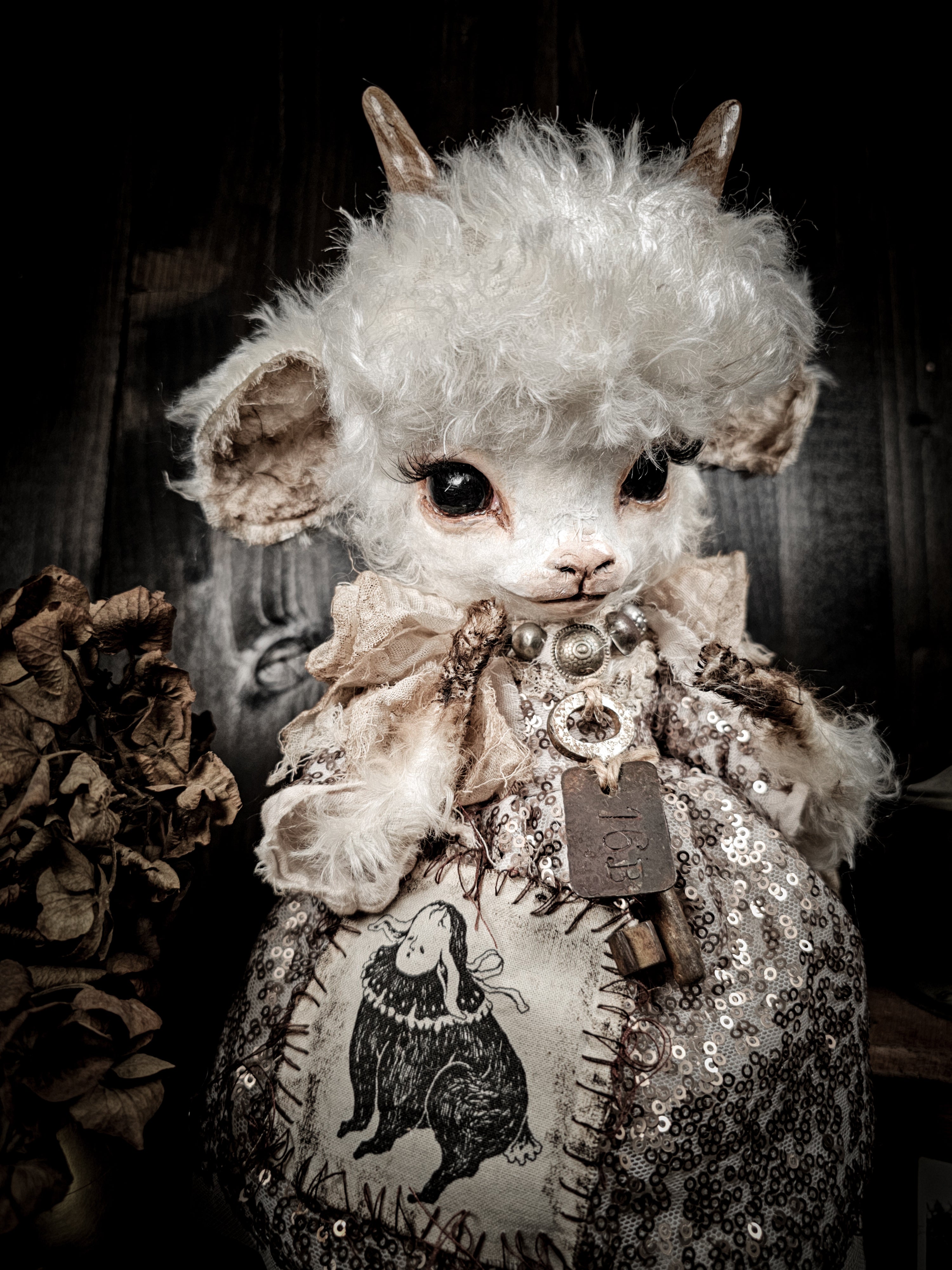 14.5" Puffy Lamb