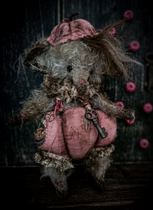 10.6" Pink Pumpkin Elephant