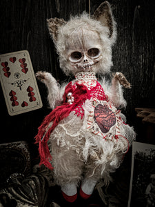 11" Skull Cat