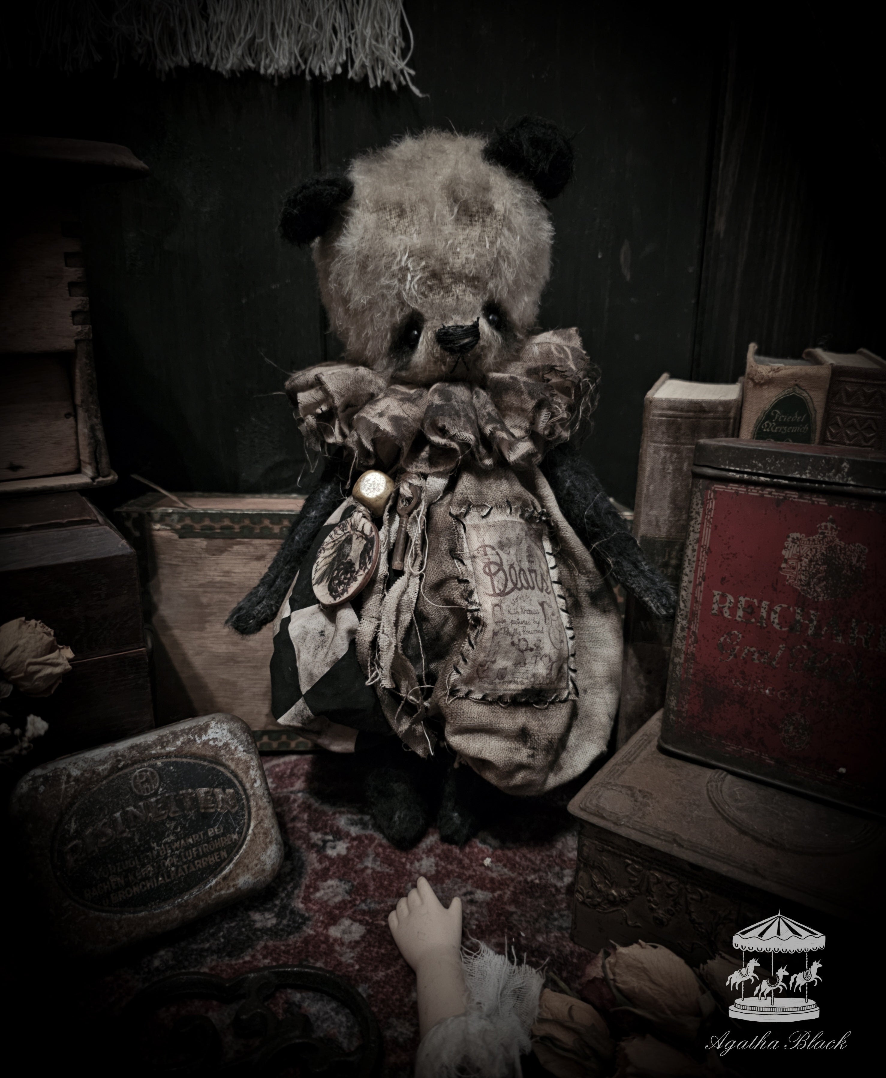 11" Old Panda Bear