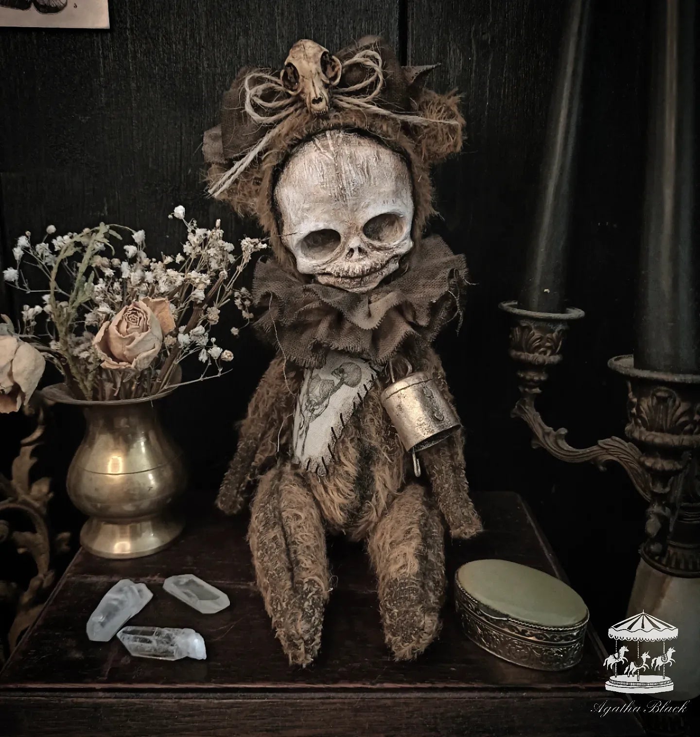 10.2" Skull Teddybear