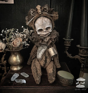 10.2" Skull Teddybear