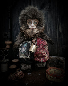 10.6" Old Capuchin Monkey