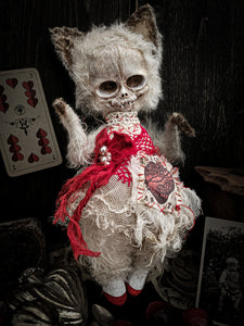 11" Skull Cat