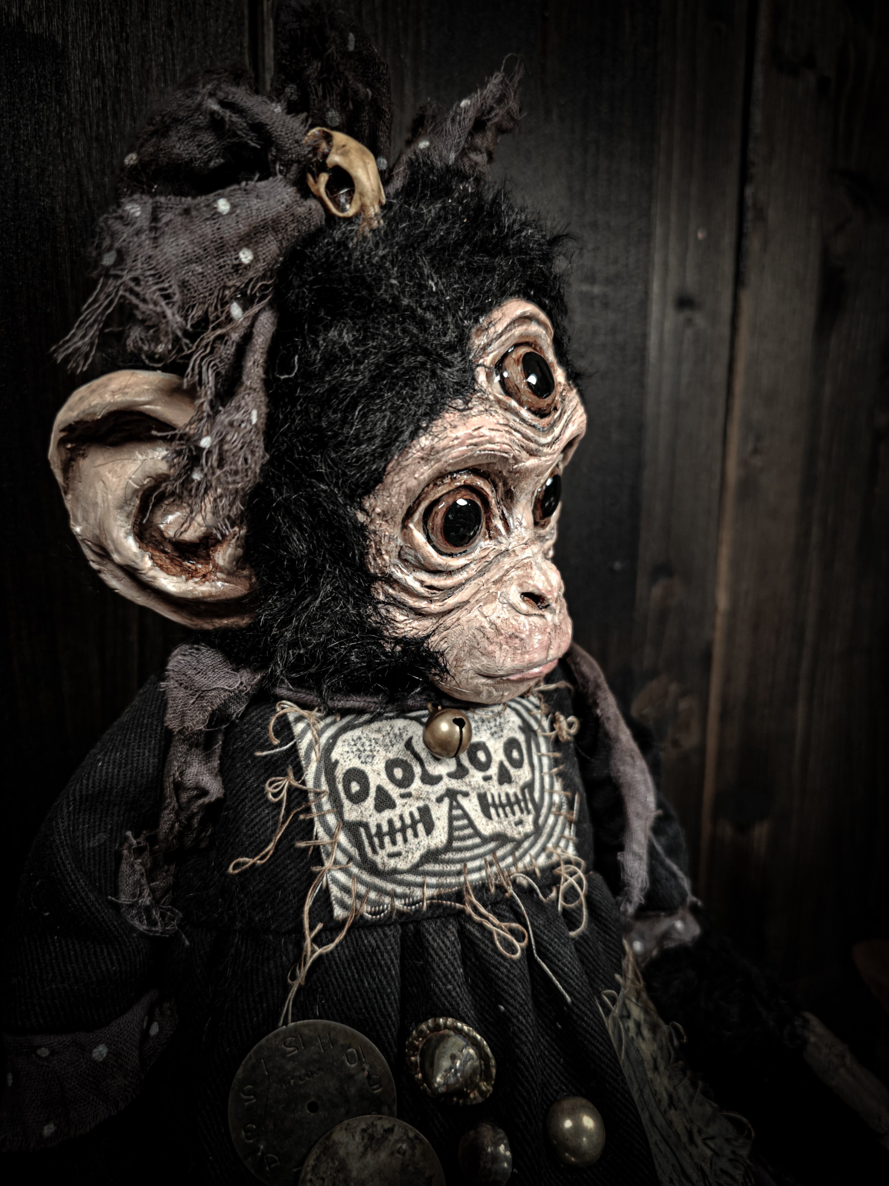 16.5" Monkey with Third Eye