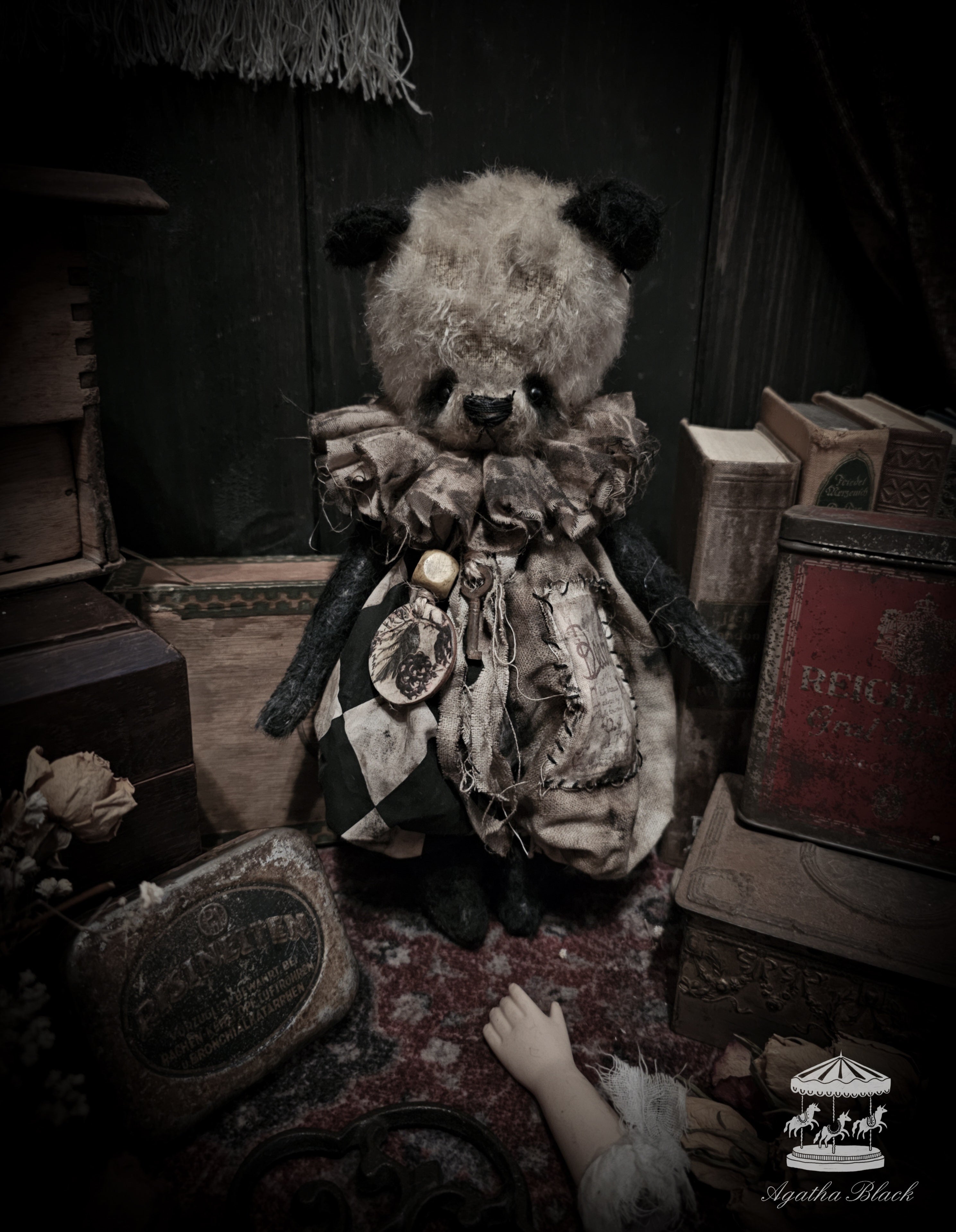 11" Old Panda Bear